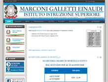 Tablet Screenshot of marconi-galletti.it